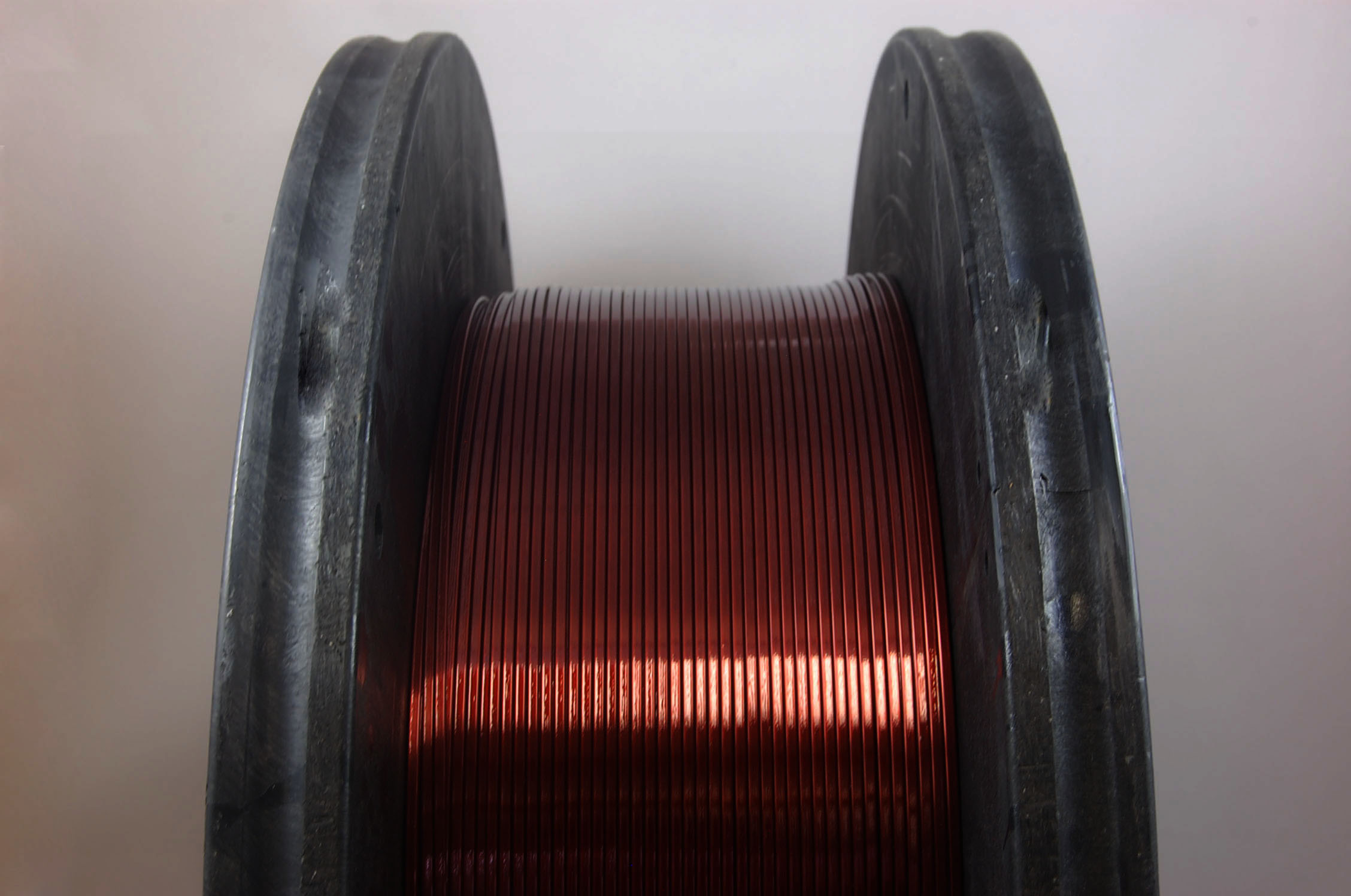 3 x 3 Heavy GP/MR-200 Square MW 36 Copper Magnet Wire 200°C, copper, 250 LB 24" reel (average wght.)